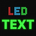 led text android application logo